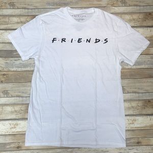 Friends Men’s Cotton White T-shirt